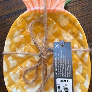 Pineapple Shaped Appetizer Plates